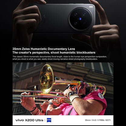 vivo X200 Ultra, 12GB+256GB, Face ID / 3D Ultrasonic Fingerprint, 6.82 inch OriginOS 5 / Android 15 Snapdragon 8 Elite Octa Core, OTG, NFC, Network: 5G, Support Google Play, 12GB+256GB