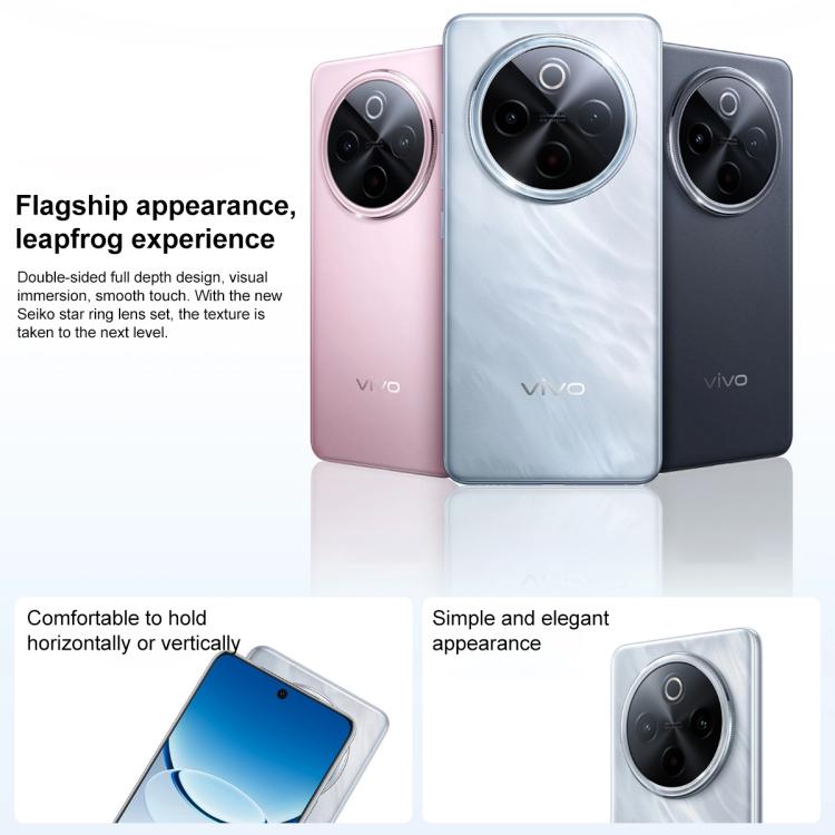 vivo Y300 Pro+, 12GB+256GB, Face ID / Screen Fingerprint, 6.77 inch Android 15 OriginOS 5 Snapdragon 7s Gen 3 Octa Core, OTG, NFC, Network: 5G, 12GB+256GB
