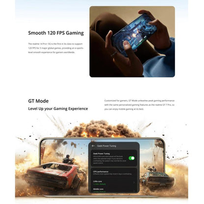 Realme 14 Pro+, 12GB+256GB, Screen Fingerprint Identification, 6.83 inch Realme UI 6.0 Snapdragon 7s Gen 3 Octa Core, NFC, Network: 5G, Realme 14 Pro+, 12GB+256GB, 12GB+256GB
