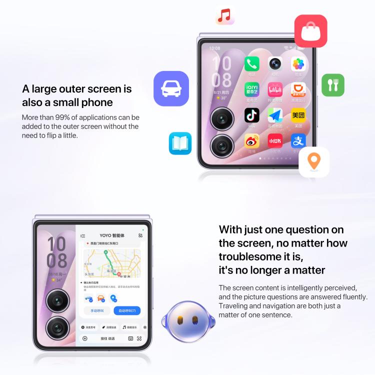 Honor Magic V Flip2, 12GB+256GB, 6.82 inch + 4.0 inch MagicOS 9.0.1  Android 15 Snapdragon 8 Gen 3 Octa Core, Network: 5G, NFC, OTG, 12GB+256GB