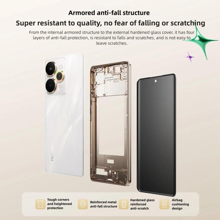 Realme 15 Pro, 12GB+256GB, 6.8 inch Realme UI 6.0 Android 15 Snapdragon 7 Gen Octa Core, NFC, Network: 5G, 12GB+256GB