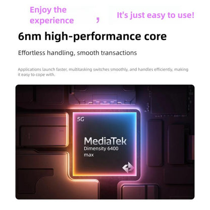 Realme 15T, 8GB+256GB, Screen Fingerprint Identification, 6.57 inch Realme UI 6.0 Android 15 MediaTek Dimensity 6400 Max Octa Core, NFC, Network: 5G, 8GB+256GB