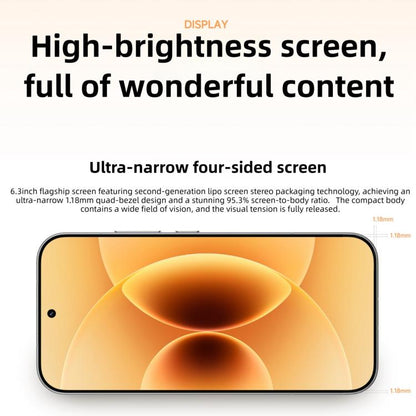 Xiaomi 17, 12GB+512GB, 3D Ultrasonic Fingerprint, 6.3 inch Xiaomi HyperOS 3 Snapdragon 8 Elite Gen 5 Octa Core, NFC, Network: 5G, 12GB+512GB