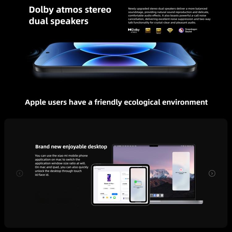 Xiaomi 17 Pro, 16GB+512GB, 3D Ultrasonic Fingerprint, 6.3 inch Xiaomi HyperOS 3 Snapdragon 8 Elite Gen 5 Octa Core, NFC, Network: 5G, 16GB+512GB