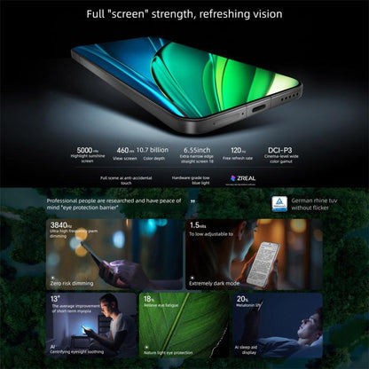Honor 400, 12GB+256GB, Screen Fingerprint, 6.55 inch MagicOS 9.0 / Android 15 Snapdragon 7 Gen 4 Octa Core, Network: 5G, NFC, OTG, Support Google Play, Honor 400, 12GB+256GB