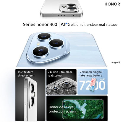Honor 400, 12GB+512GB, Screen Fingerprint, 6.55 inch MagicOS 9.0 / Android 15 Snapdragon 7 Gen 4 Octa Core, Network: 5G, NFC, OTG, Honor 400, 12GB+512GB