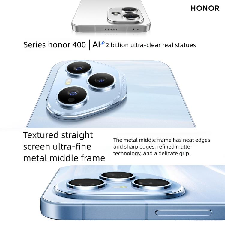 Honor 400 Pro, 12GB+256GB, Screen Fingerprint, 6.55 inch MagicOS 9.0 / Android 15 Snapdragon 8 Gen 3 Octa Core, Network: 5G, NFC, OTG, Honor 400 Pro, 12GB+256GB