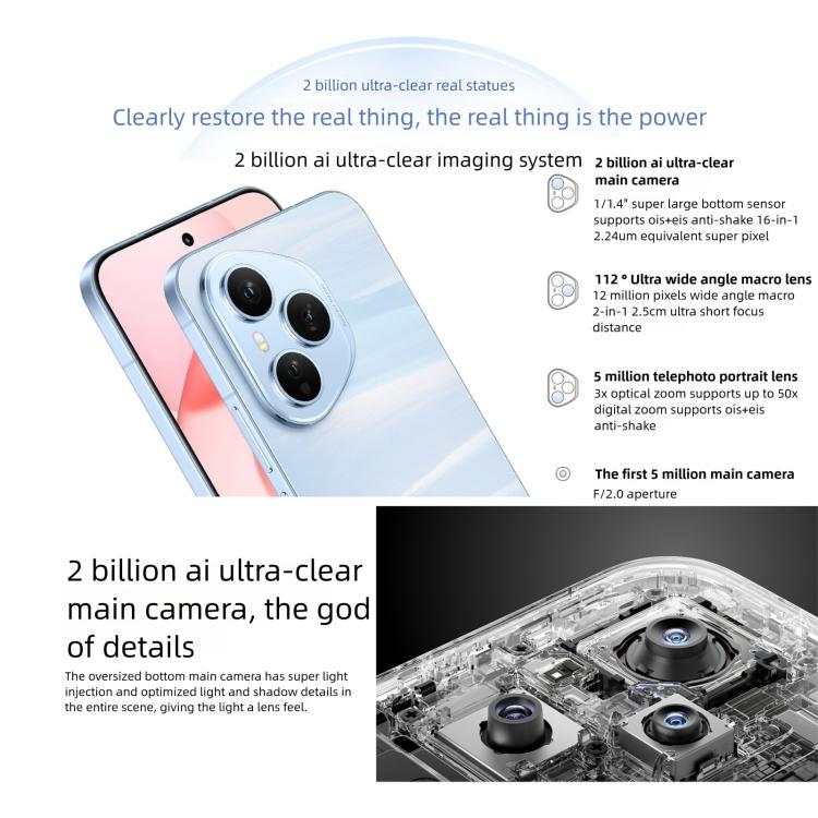 Honor 400 Pro, 16GB+512GB, Screen Fingerprint, 6.55 inch MagicOS 9.0 / Android 15 Snapdragon 8 Gen 3 Octa Core, Network: 5G, NFC, OTG, Honor 400 Pro, 16GB+512GB