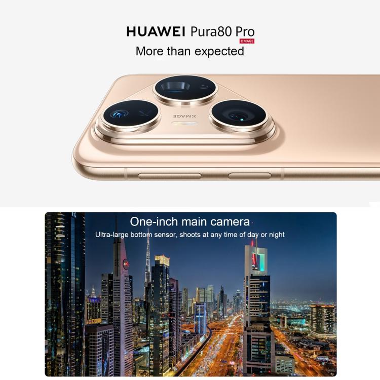 HUAWEI Pura 80 Pro, 12GB+256GB, Side Fingerprint Identification, 6.8 inch HarmonyOS 5.1, NFC, OTG, Not Support Google Play, 12GB+256GB