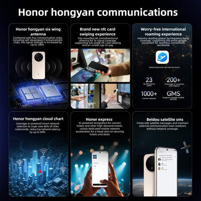 Honor Magic8, 12GB+512GB, Screen Fingerprint, 6.58 inch MagicOS 10.0 / Android 16 Snapdragon 8 Elite Gen 5th Octa Core, Network: 5G, NFC, OTG, 12GB+512GB