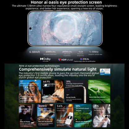Honor Magic8, 12GB+512GB, Screen Fingerprint, 6.58 inch MagicOS 10.0 / Android 16 Snapdragon 8 Elite Gen 5th Octa Core, Network: 5G, NFC, OTG, 12GB+512GB
