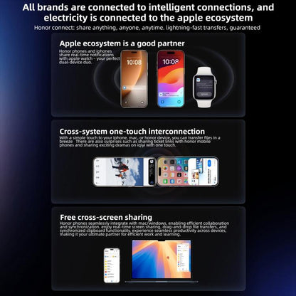 Honor Magic8 Pro, 12GB+256GB, Screen Fingerprint, 6.71 inch MagicOS 10.0 / Android 16 Snapdragon 8 Elite Gen 5 Octa Core, Network: 5G, NFC, OTG, 12GB+256GB
