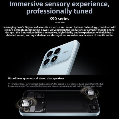 Xiaomi Redmi K90, 16GB+512GB, 6.59 inch Xiaomi HyperOS 3 Snapdragon 8 Elite Octa Core, NFC, Network: 5G, 16GB+512GB