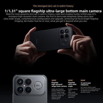 Xiaomi Redmi K90 Pro Max, 12GB+512GB, 6.9 inch Xiaomi HyperOS 3 Snapdragon 8 Elite Gen 5 Octa Core, NFC, Network: 5G, 12GB+512GB