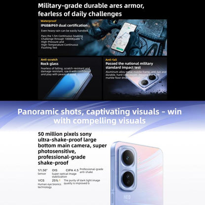 vivo iQOO Neo11, 12GB+256GB, Face ID / Screen Fingerprint Identification, 6.82 inch Android 16 OriginOS 6 Snapdragon 8 Elite Octa Core, OTG, NFC, Network: 5G, iQOO Neo11, 12GB+256GB