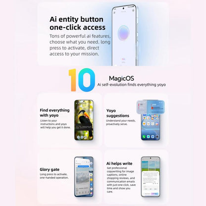 Honor 500 Pro, 16GB+512GB, Screen Fingerprint, 6.55 inch MagicOS 10.0 / Android 16 Snapdragon 8 Elite Gen 4 Octa Core, Network: 5G, NFC, OTG, Honor 500 Pro, 16GB+512GB