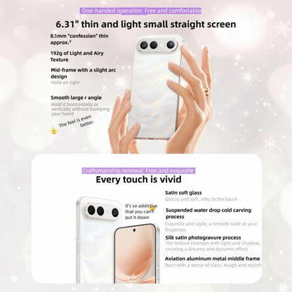 vivo S50 Pro mini, 12GB+512GB, 3D Fingerprint, 6.31 inch Android 16 OriginOS 6 Snapdragon 8 Gen 5 Octa Core, OTG, NFC, Network: 5G, Support Google Play, 12GB+512GB