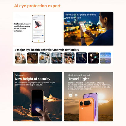 Honor Magic8 Pro Air, 12GB+256GB, Screen Fingerprint, 6.31 inch MagicOS 10.0 / Android 16 Dimensity 9500 Octa Core, Network: 5G, NFC, OTG, 12GB+256GB