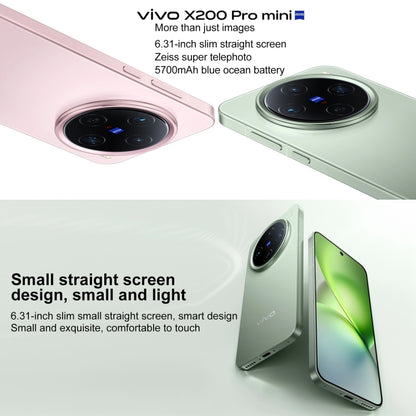 vivo X200 Pro mini, 16GB+1TB, Face ID / Screen Fingerprint Identification, 6.31 inch Android 15 Dimensity 9400 Octa Core, OTG, NFC, Network: 5G, Support Google Play, 16GB+1TB