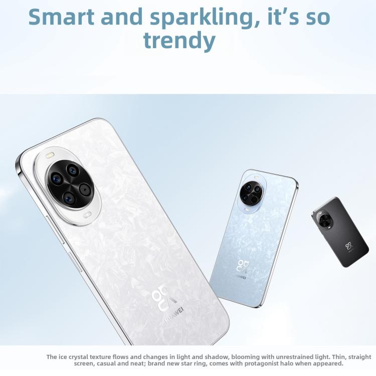 Huawei nova 14 Kunlun Glass, 12GB+512GB, Side Fingerprint Identification, 6.7 inch HarmonyOS 5.0, NFC, OTG, Not Support Google Play, nova 14, 12GB+512GB Kunlun Glass