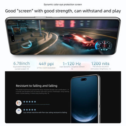 Huawei nova 14 Pro Kunlun Glass, 12GB+512GB, Side Fingerprint Identification, 6.78 inch HarmonyOS 5.0, NFC, OTG, Not Support Google Play, nova 14 Pro, 12GB+512GB Kunlun Glass