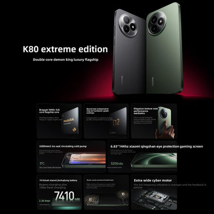 Xiaomi Redmi K80 Ultra, 12GB+512GB, 6.83 inch Xiaomi HyperOS 2 Dimensity 9400+ Octa Core, NFC, Network: 5G, 12GB+512GB