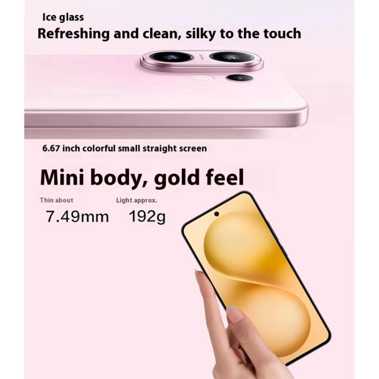 vivo S30, 12GB+256GB, Screen Fingerprint, 6.67 inch Android 15 Snapdragon 7 Gen 4 Octa Core, OTG, NFC, Network: 5G, Support Google Play, 12GB+256GB