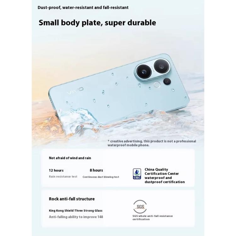 vivo S30, 16GB+512GB, Screen Fingerprint, 6.67 inch Android 15 Snapdragon 7 Gen 4 Octa Core, OTG, NFC, Network: 5G, Support Google Play, 16GB+512GB