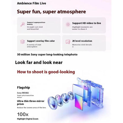 vivo S30 Pro mini, 16GB+512GB, Screen Fingerprint Identification, 6.31 inch Android 15 Dimensity 9300+ Octa Core, OTG, NFC, Network: 5G, Support Google Play, 16GB+512GB