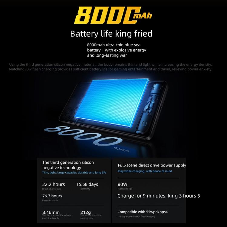 vivo iQOO Z10 Turbo+, 12GB+512GB, Screen Fingerprint, 6.78 inch Android 15 OriginOS 5 Snapdragon 8 Elite Octa Core, OTG, NFC, Network: 5G, Support Google Play, 12GB+512GB