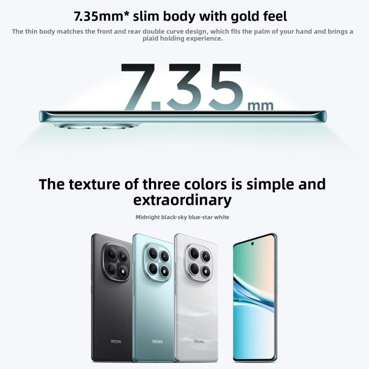 Xiaomi Redmi Note 15 5G, 8GB+128GB, 6.77 inch Xiaomi HyperOS 2 Snapdragon 6 Gen 3 Octa Core, Network: 5G, 8GB+128GB