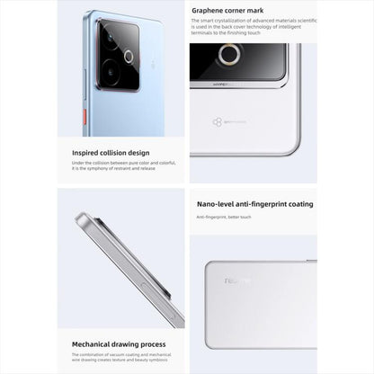 Realme GT7, 16GB+512GB, 6.8 inch Android 15 / Realme UI 6.0 MediaTek Dimensity 9400+ Octa Core, NFC, Network: 5G, Support Google Play, 16GB+512GB
