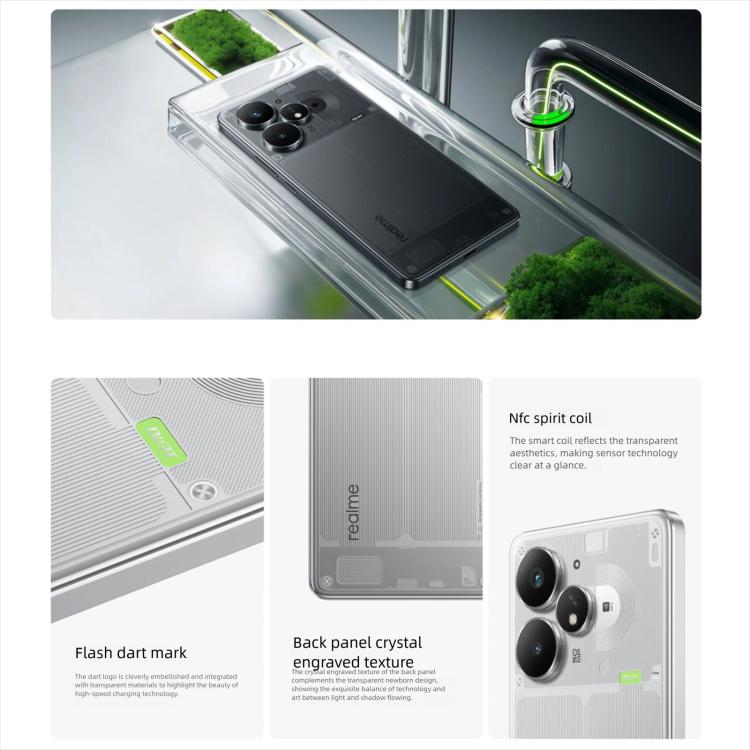Realme Neo7 Turbo, 12GB+256GB, 6.8 inch Android 15 / Realme UI 6.0 MediaTek Dimensity 9400e Octa Core, NFC, Network: 5G, Support Google Play, 12GB+256GB