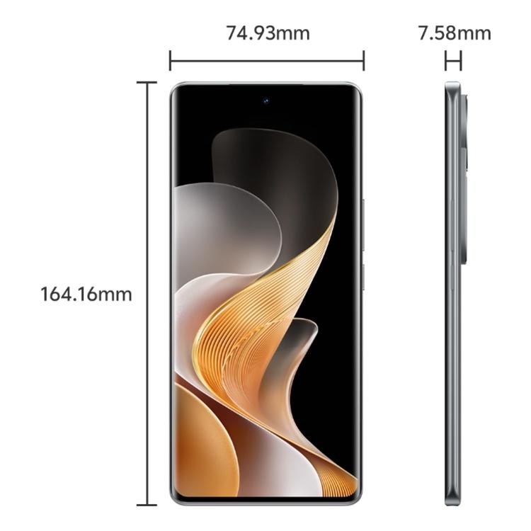 vivo S19 Pro, 16GB+512GB, Face ID / Screen Fingerprint Identification, 6.78 inch Android 14 Dimensity 9200+ Octa Core, OTG, NFC, Network: 5G