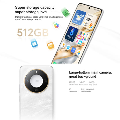 Honor X60, 12GB+256GB, Side Fingerprint, 6.8 inch MagicOS 8.0 Dimensity 7025-Ultra Octa Core, Network: 5G, OTG, Not Support Google Play, 12GB+256GB