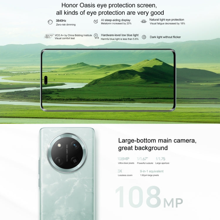 Honor X60 Pro, 8GB+128GB, Side Fingerprint, 6.78 inch MagicOS 8.0 Snapdragon 6 Gen1 Octa Core, Network: 5G, OTG, Not Support Google Play, 8GB+128GB