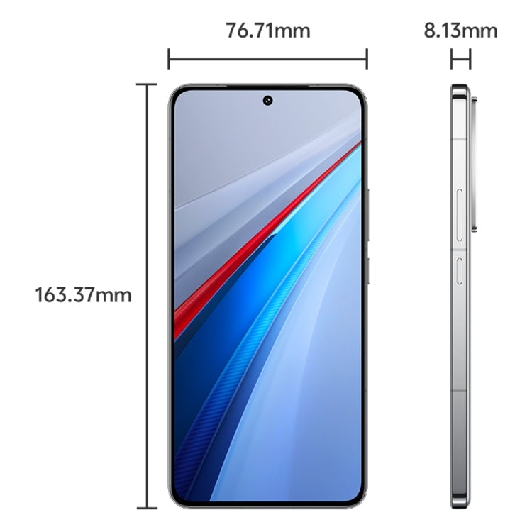 vivo iQOO 13, 12GB+256GB, Face ID / Screen Fingerprint Identification, 6.82 inch Android 15 OriginOS 5 Snapdragon 8 Elite Octa Core, OTG, NFC, Network: 5G, Support Google Play, 12GB+256GB