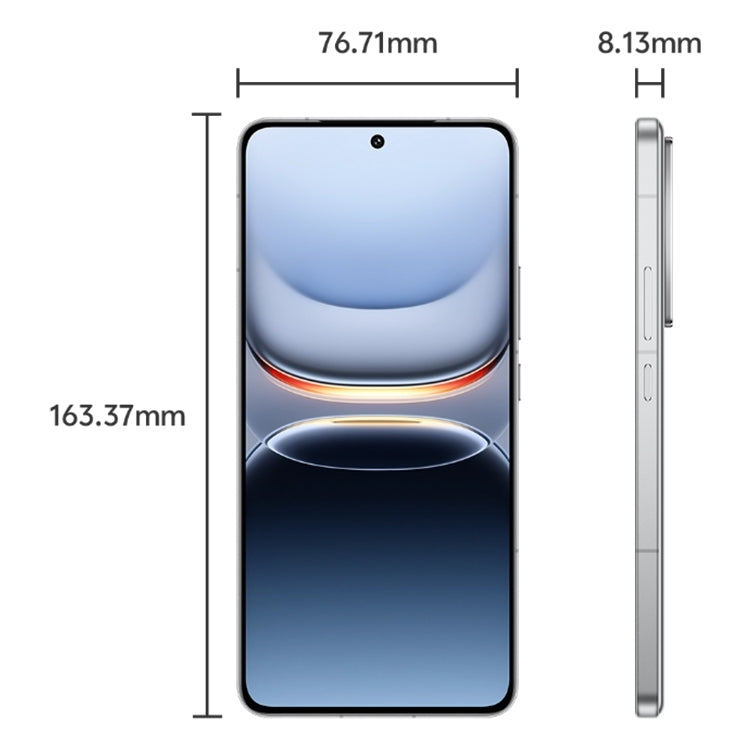 vivo iQOO 13, 16GB+1TB, Face ID / Screen Fingerprint Identification, 6.82 inch Android 15 OriginOS 5 Snapdragon 8 Elite Octa Core, OTG, NFC, Network: 5G, Support Google Play, 16GB+1TB