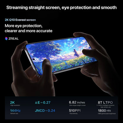 vivo iQOO 13, 16GB+256GB, Face ID / Screen Fingerprint Identification, 6.82 inch Android 15 OriginOS 5 Snapdragon 8 Elite Octa Core, OTG, NFC, Network: 5G, Support Google Play, 16GB+256GB