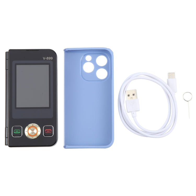 SOYES V-899, 32MB+64MB, 2.4 inch + 2.8 inch Display MTK6261D CPU, BT 3.0, Network: 2G, Dual SIM