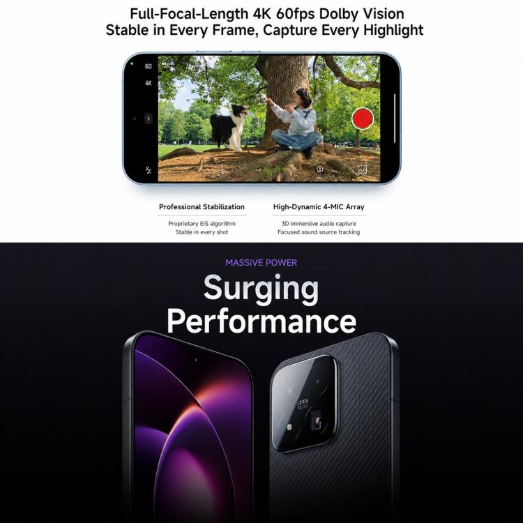 Xiaomi 17 Max, 12GB+256GB, 3D Ultrasonic Fingerprint, 6.9 inch Xiaomi HyperOS 3 Snapdragon 8 Elite Gen 5 Octa Core, NFC, Network: 5G, 12GB+256GB