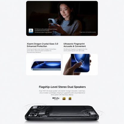 Xiaomi 17 Max, 12GB+512GB, 3D Ultrasonic Fingerprint, 6.9 inch Xiaomi HyperOS 3 Snapdragon 8 Elite Gen 5 Octa Core, NFC, Network: 5G, 12GB+512GB