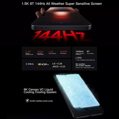 vivo iQOO Neo9, Dual Back Cameras, 16GB+256GB, Face ID / Fingerprint Identification, 6.78 inch Android 14 OriginOS 4 Snapdragon 8 Gen 2 Octa Core, OTG, NFC, Network: 5G, Support Google Play, vivo iQOO Neo9, 16GB+256GB, iQOO Neo9, 16GB+256GB