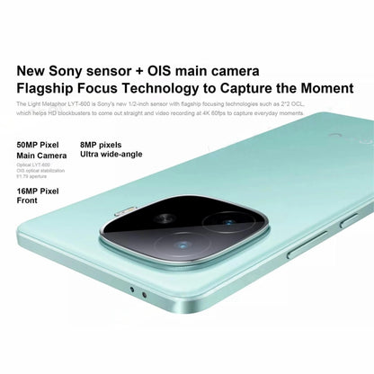 vivo iQOO Z9 Turbo, Dual Back Cameras, 16GB+512GB, Face ID Screen Fingerprint Identification, 6.78 inch Android 14.0 OriginOS 4 Snapdragon 8s Gen 3 Octa Core 3.0GHz, OTG, NFC, Network: 5G, Support Google Play, vivo iQOO Z9 Turbo, 16GB+512GB
