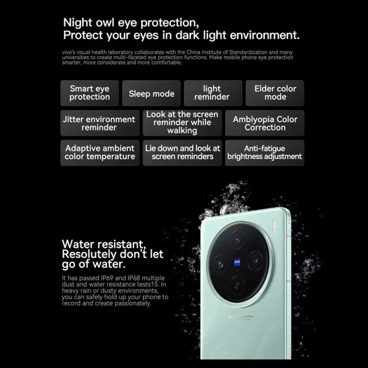 vivo X100s, Triple Back Cameras, 16GB+512GB, Face ID / Fingerprint Identification, 6.78 inch Android 14 OriginOS 4 Dimensity 9300+ Octa Core, OTG, NFC, Network: 5G, Support Google Play, vivo X100s, 16GB+512GB
