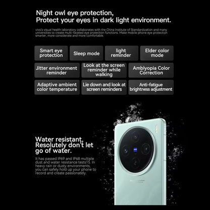 vivo X100s, Triple Back Cameras, 16GB+512GB, Face ID / Fingerprint Identification, 6.78 inch Android 14 OriginOS 4 Dimensity 9300+ Octa Core, OTG, NFC, Network: 5G, Support Google Play, vivo X100s, 16GB+512GB