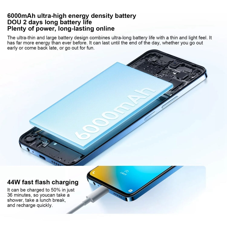 vivo Y200i, Dual Back Cameras, 12GB+512GB, Face ID Screen Fingerprint Identification, 6.72 inch Android 14.0 OriginOS 4 Snapdragon 4 Gen 2 Octa Core 2.2GHz, OTG, Network: 5G, Support Google Play, vivo Y200i, 12GB+512GB