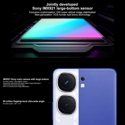 vivo iQOO Neo9S Pro+, 12GB+256GB, Face ID & Ultrasonic 3D Fingerprint Identification, 6.78 inch Android 14 OriginOS 4 Snapdragon 8 Gen 3 Octa Core 2.63GHz, OTG, NFC, Network: 5G, Support Google Play, 12GB+256GB