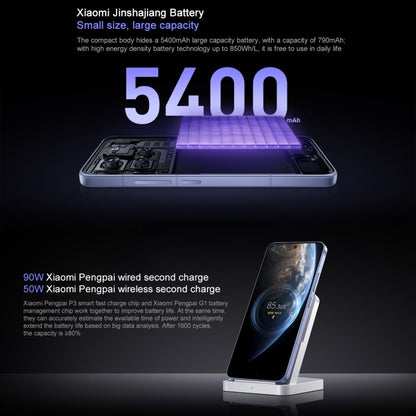 Xiaomi 15, 16GB+1TB, 6.36 inch Xiaomi HyperOS 2 Snapdragon 8 Elite Octa Core 3nm up to 4.32GHz, NFC, Network: 5G, Xiaomi 15, 16GB+1TB