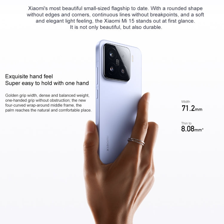 Xiaomi 15, 16GB+1TB, 6.36 inch Xiaomi HyperOS 2 Snapdragon 8 Elite Octa Core 3nm up to 4.32GHz, NFC, Network: 5G, Xiaomi 15, 16GB+1TB